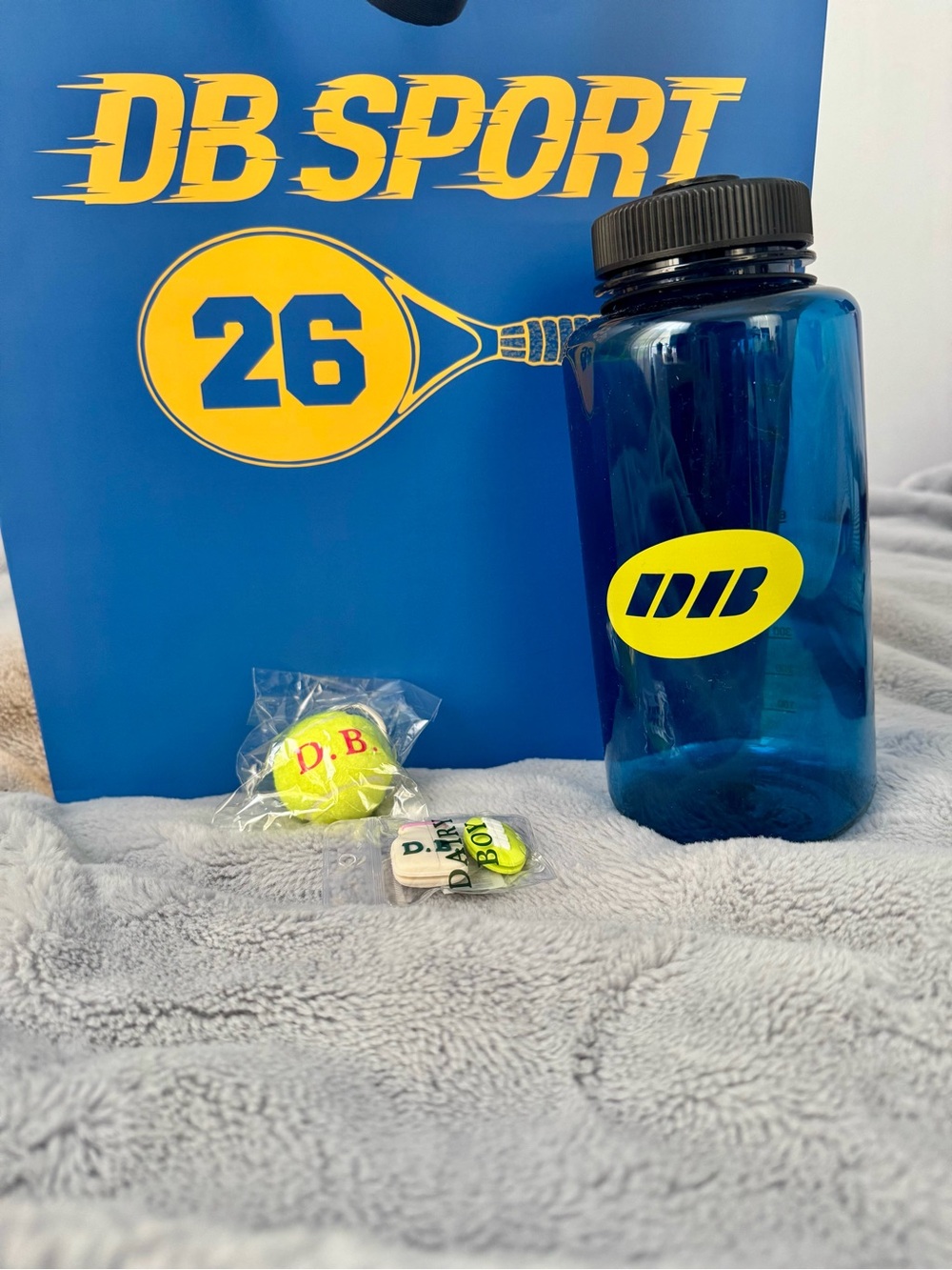 DB Sport Blue Outdoor Game Water Bottle and Accessories